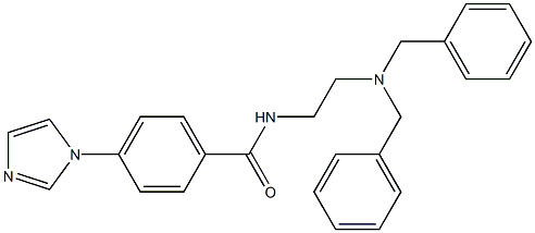 4-(1H-Imidazol-1-yl)-N-(2-dibenzylaminoethyl)benzamide Struktur