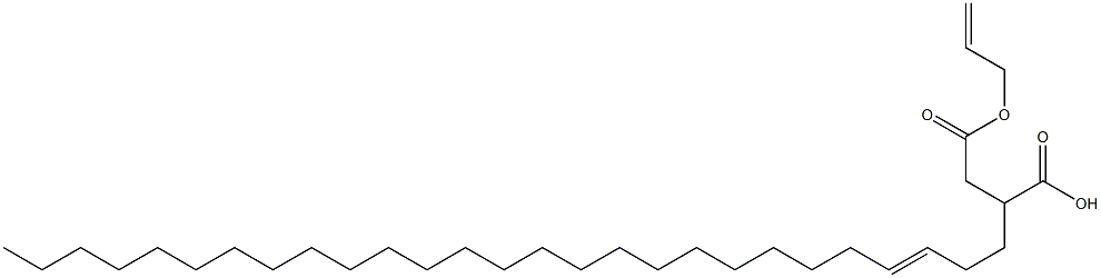 2-(3-Heptacosenyl)succinic acid 1-hydrogen 4-allyl ester Struktur