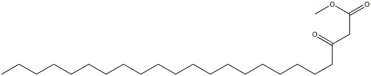 3-Oxotricosanoic acid methyl ester Struktur