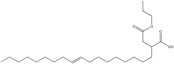 2-(9-Octadecenyl)succinic acid 1-hydrogen 4-propyl ester Struktur