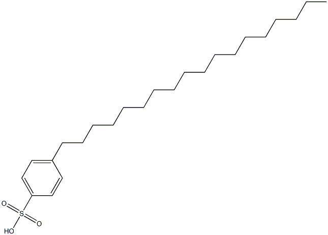 4-Octadecylbenzenesulfonic acid Struktur