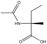 (-)-N-Acetyl-L-isovaline Struktur