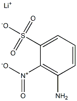 3-Amino-2-nitrobenzenesulfonic acid lithium salt Struktur