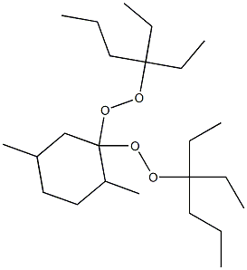 2,5-Dimethyl-1,1-bis(1,1-diethylbutylperoxy)cyclohexane Struktur