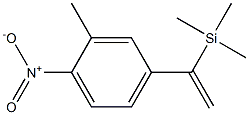 1-Nitro-4-(1-trimethylsilylethenyl)-2-methylbenzene Struktur