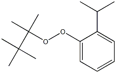 2-Isopropylphenyl 1,1,2,2-tetramethylpropyl peroxide Struktur