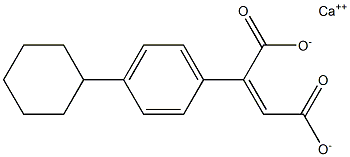 2-(4-Cyclohexylphenyl)maleic acid calcium salt Struktur