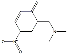 3-Nitro-N,N-dimethyl-6-methylene-2,4-cyclohexadiene-1-methanamine Struktur