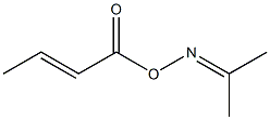 2-Butenoic acid (isopropylideneamino) ester Struktur