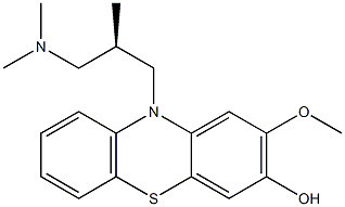 10-[(R)-3-(Dimethylamino)-2-methylpropyl]-2-methoxy-10H-phenothiazin-3-ol Struktur