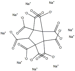 1,1,2,2,3,3,4,4,5-Cyclopentanenonacarboxylic acid nonasodium salt Struktur