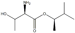 (2R)-2-Amino-3-hydroxybutanoic acid (R)-1,2-dimethylpropyl ester Struktur