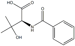 [S,(+)]-N-Benzoyl-3-hydroxy-L-valine Struktur