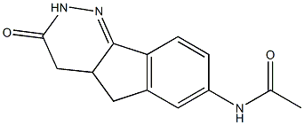 7-Acetylamino-4,4a-dihydro-5H-indeno[1,2-c]pyridazin-3(2H)-one Struktur