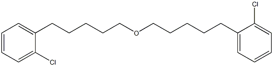 2-Chlorophenylpentyl ether Struktur