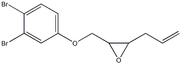 3,4-Dibromophenyl 3-allylglycidyl ether Struktur