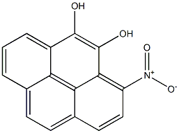 1-Nitropyrene-9,10-diol Struktur