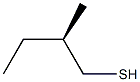 [R,(-)]-2-Methyl-1-butanethiol Struktur