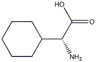 (2R)-2-Amino-2-cyclohexylacetic acid Struktur