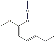 1-(Trimethylsiloxy)-1-methoxy-1,3-hexadiene Struktur