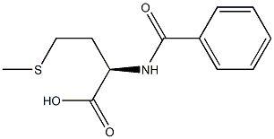 (R)-2-Benzoylamino-4-(methylthio)butanoic acid Struktur