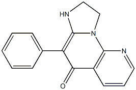 8,9-Dihydro-6-phenylimidazo[1,2-a][1,8]naphthyridin-5(7H)-one Struktur