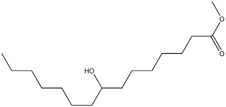 8-Hydroxypentadecanoic acid methyl ester Struktur