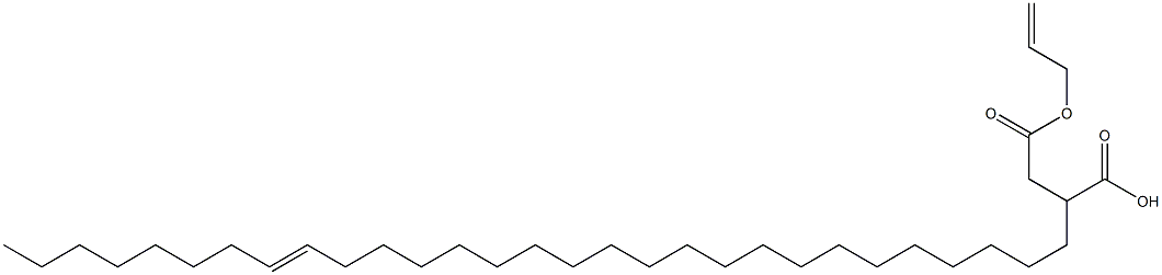 2-(21-Nonacosenyl)succinic acid 1-hydrogen 4-allyl ester Struktur