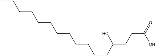 4-Hydroxyhexadecanoic acid Struktur