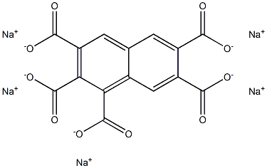 1,2,3,6,7-Naphthalenepentacarboxylic acid pentasodium salt Struktur