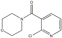 (2-Chloro-3-pyridinyl)(4-morpholinyl)methanone Struktur