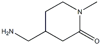 4-Aminomethyl-1-methyl-2-piperidone Struktur