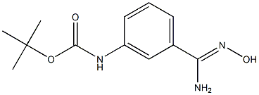 3-(Boc-amino)benzamidoxime, 97% Struktur