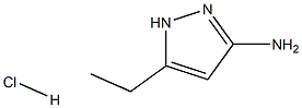 3-Amino-5-ethyl-1H-pyrazole hydrochloride Struktur