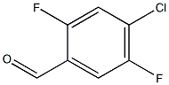 2,5-Difluoro-4-chlorobenzaldehyde Struktur