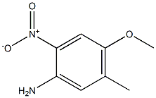 2-Nitro-4-methoxy-5-methylaniline Struktur