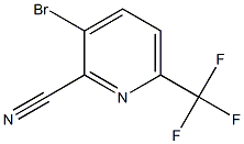 3-Bromo-2-cyano-6-(trifluoromethyl)pyridine Struktur