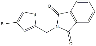 2-((4-bromothiophen-2-yl)methyl)isoindoline-1,3-dione Struktur