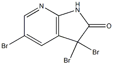 3,3,5-Tribromo-2-oxo-7-azaindoline Struktur