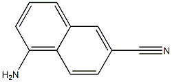 1-Aminonaphthalene-6-carbonitrile Struktur