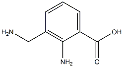 2-amino-3-(aminomethyl)benzoic acid Struktur