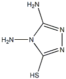 4,5-diamino-4H-1,2,4-triazole-3-thiol Struktur