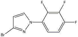 3-bromo-1-(2,3,4-trifluorophenyl)-1H-pyrazole Struktur