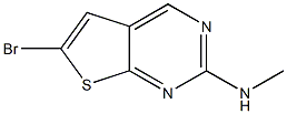 6-bromo-N-methylthieno[2,3-d]pyrimidin-2-amine Struktur