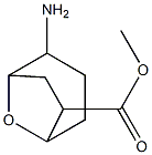 2-Amino-8-oxa-bicyclo[3.2.1]octane-6-carboxylic acid methyl ester Struktur