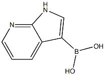 1H-pyrrolo[2,3-b]pyridin-3-ylboronic acid Struktur