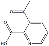 3-Acetyl-2-pyridinecarboxylic acid Struktur