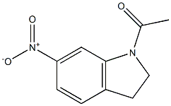 1-Acetyl-6-nitroindoline Struktur