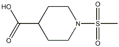 1-(Methylsulphonyl)piperidine-4-carboxylic acid Struktur