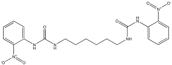 1,1'-(Hexane-1,6-diyl)bis[3-(2-nitrophenyl)urea] Struktur